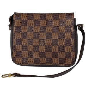 Louis Vuitton Truth Makeup Cosmetic Accessory Pouch Damier Brown